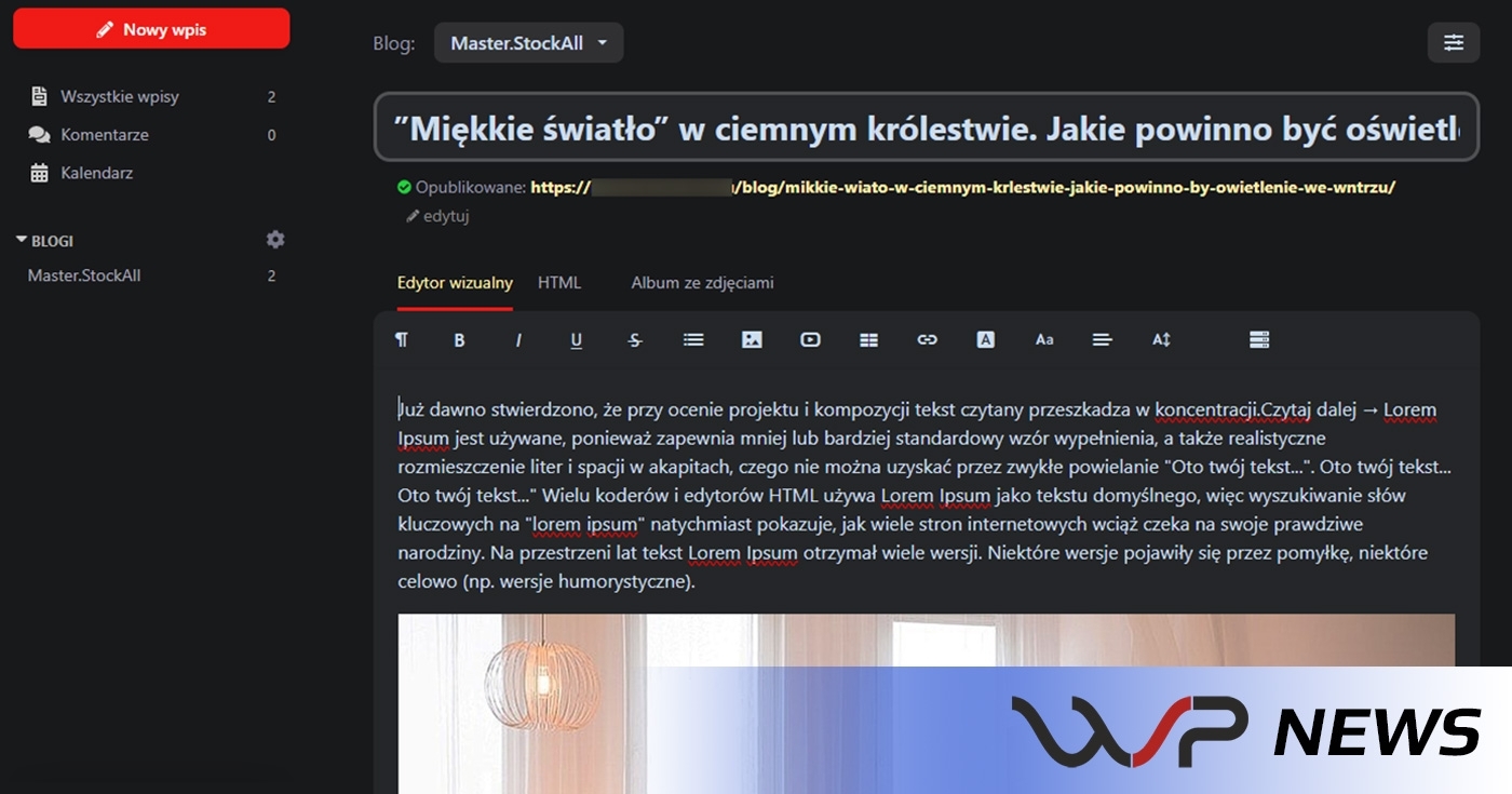 Duża aktualizacja aplikacji Blog