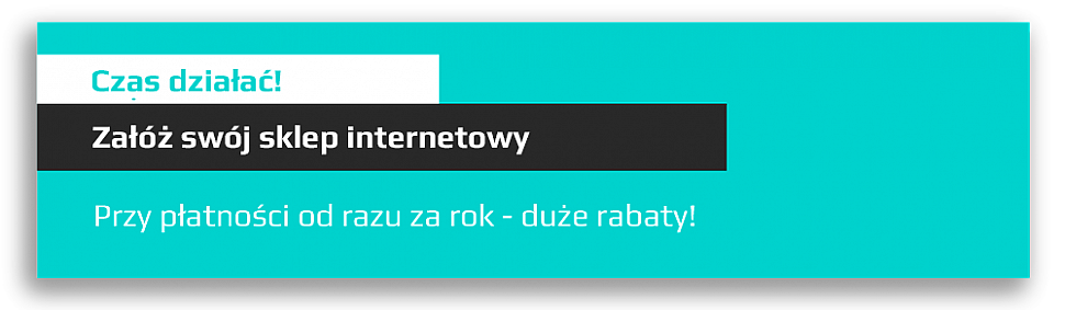 Utwórz sklep internetowy w serwisie >Web Systems Pro<