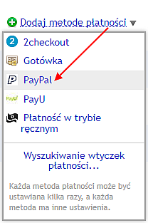 Przyjmowanie płatności przez PayPal