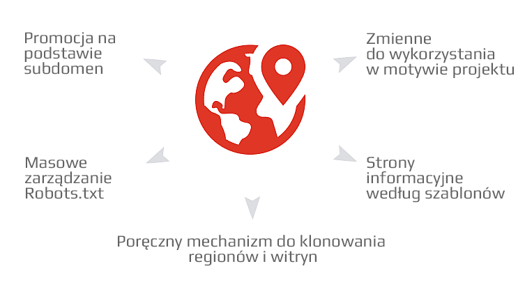 Możliwości wtyczki SEO-regiony