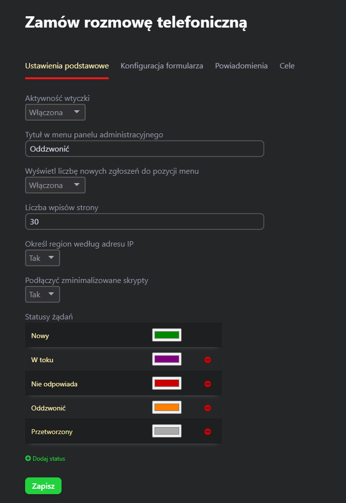 Zamów rozmowę telefoniczną