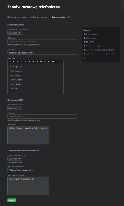 Zamów rozmowę telefoniczną