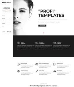 szablon PROFI:Creative (czarne)