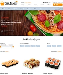 szablon Food delivery