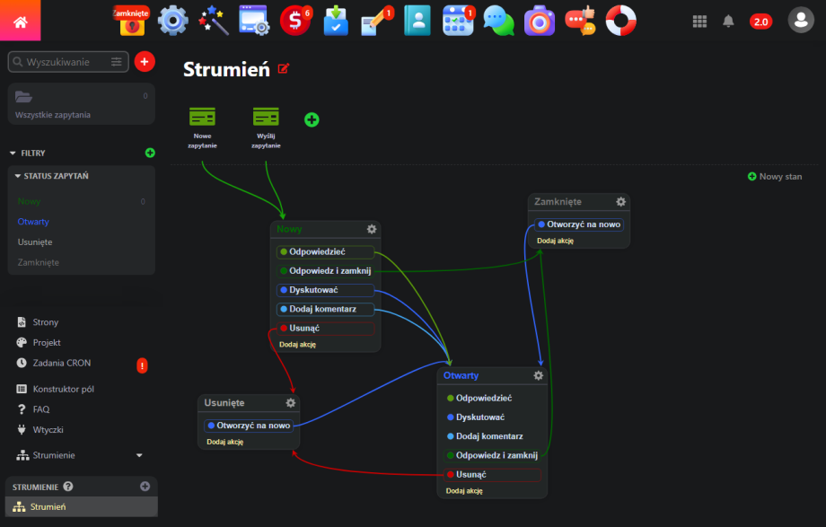 Wsparcie - ticket system help desk it
