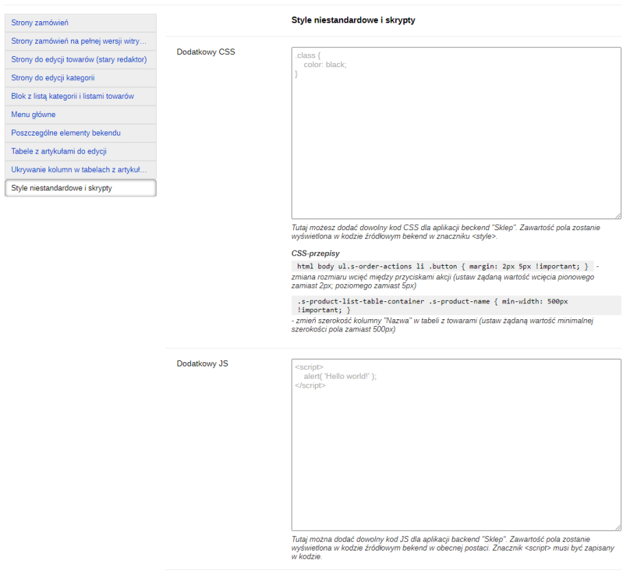 Udoskonalenia interfejsu bekend (UI 1.3) Udoskonalenia interfejsu bekend (UI 1.3)
