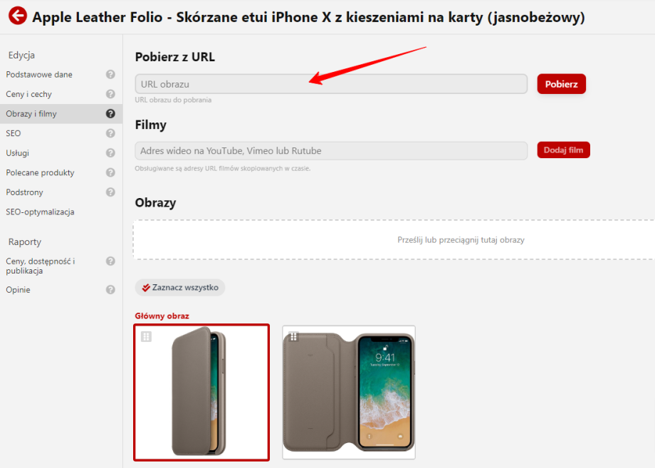 Pobieranie obrazów wg URL