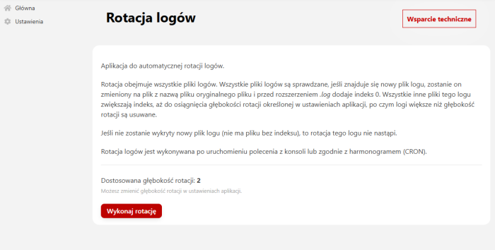 Rotacja logów