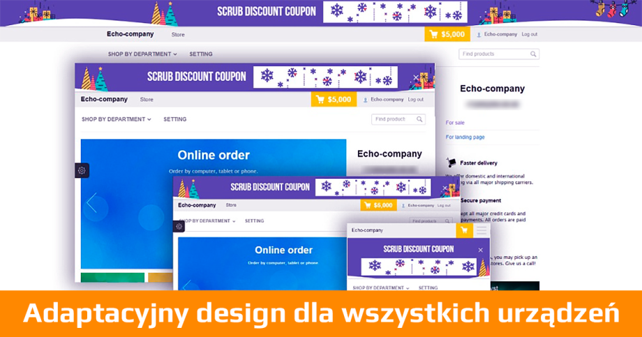 Interaktywna zniżka świąteczna