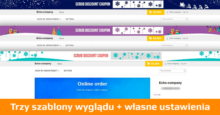 Interaktywna zniżka świąteczna