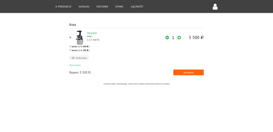 Landing store Landing store