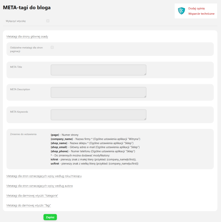 META-tagi do bloga META-tagi do bloga