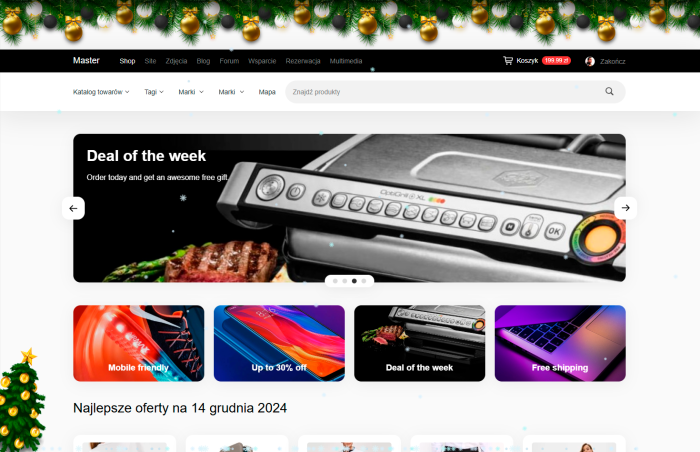 Świąteczna dekoracja 3 w 1