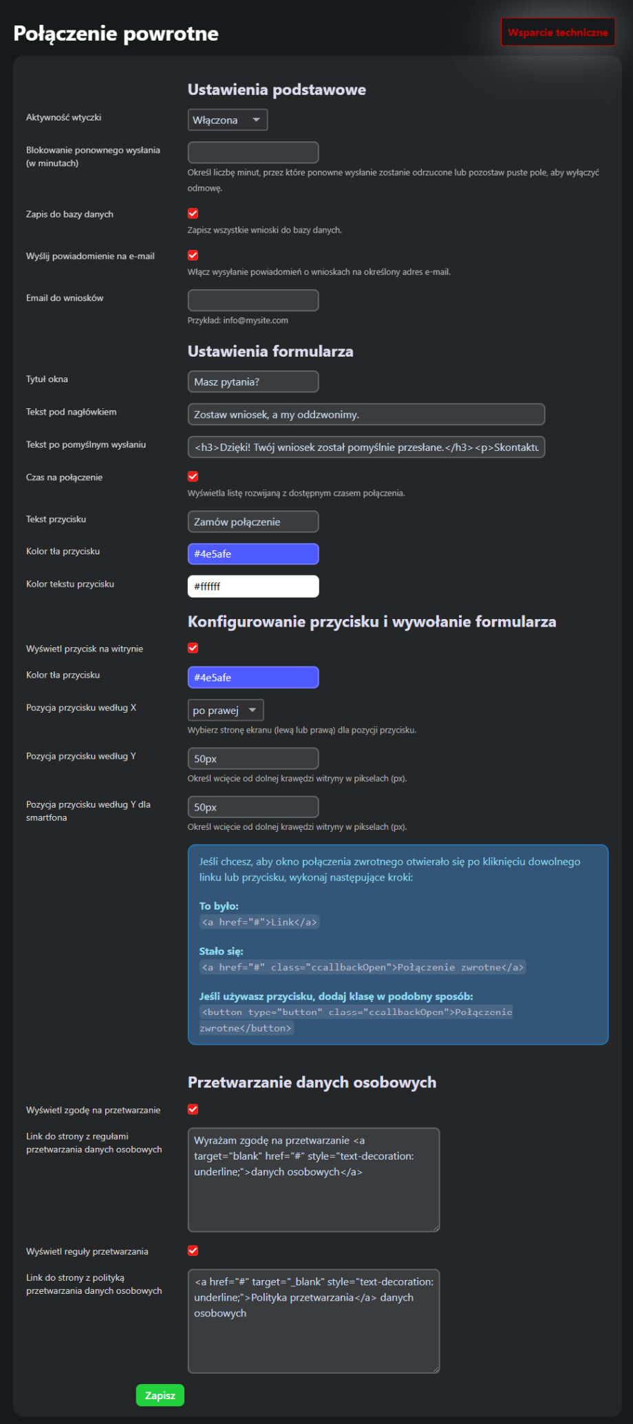 Połączenie powrotne Połączenie powrotne