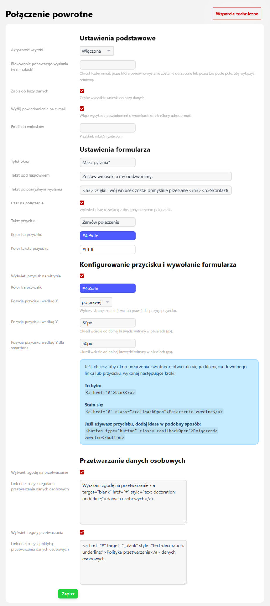 Połączenie powrotne Połączenie powrotne