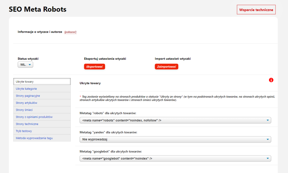 SEO Meta Robots