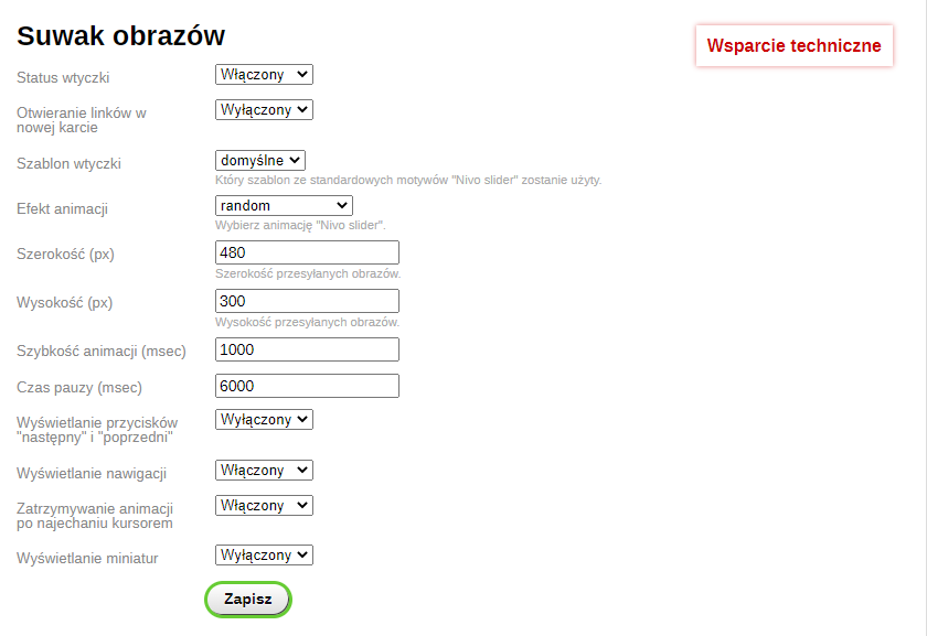 Suwak obrazów Suwak obrazów