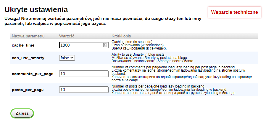 Ukryte ustawienia (blog) Ukryte ustawienia (blog)