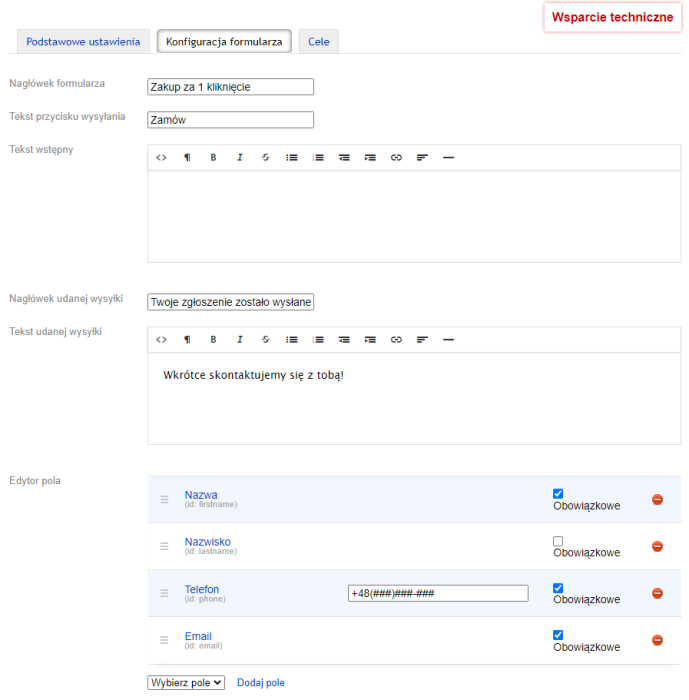 Zakup za 1 kliknięcie