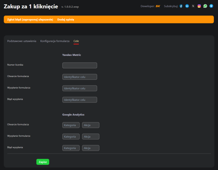 Zakup za 1 kliknięcie