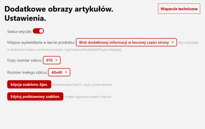 Dodatkowe obrazy artykułów