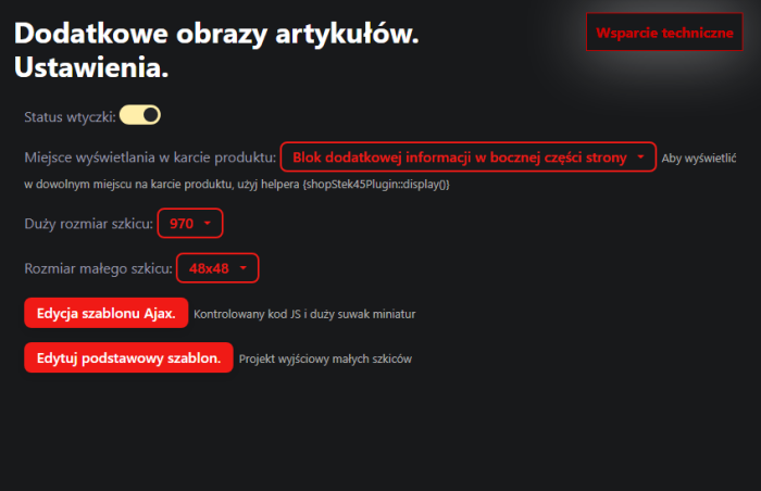 Dodatkowe obrazy artykułów