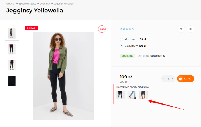 Dodatkowe obrazy artykułów