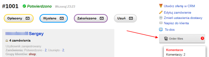 Pliki zamówienia