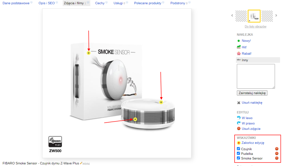 Wskazówki na zdjęciu produktu Wskazówki na zdjęciu produktu
