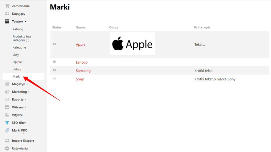 Marki ze zdjęciami i opisami Marki ze zdjęciami i opisami