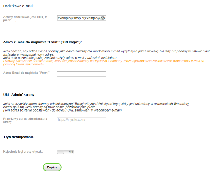 Kontrola zapomnianych zamówień