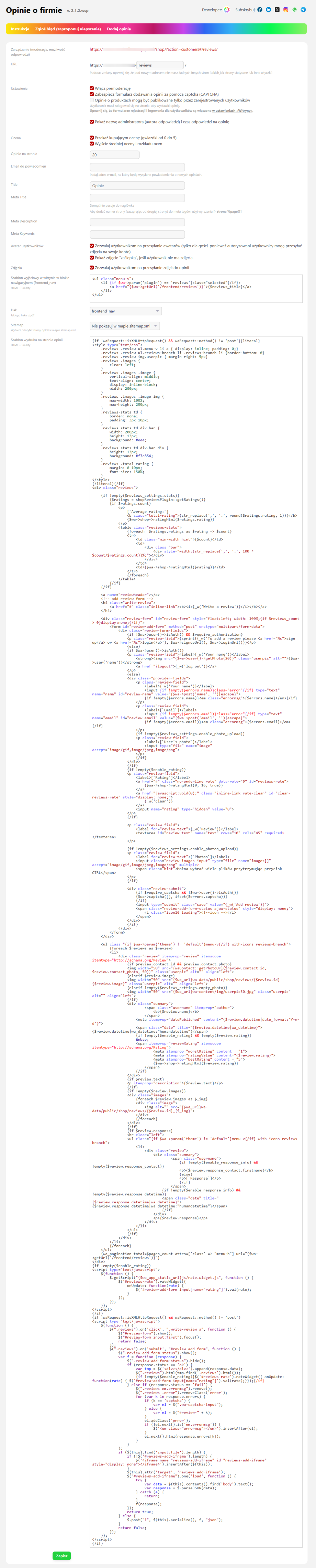 Opinie o firmie Opinie o firmie