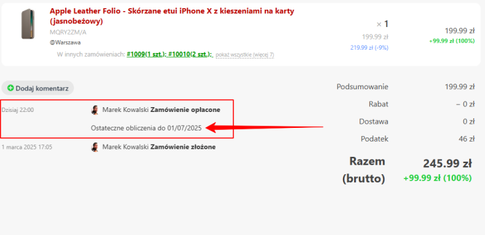 Księgowość długów i nadpłat