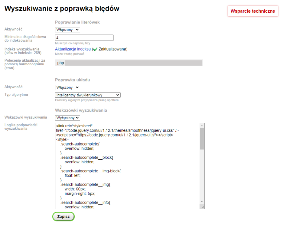 Wyszukiwanie z poprawką błędów Wyszukiwanie z poprawką błędów