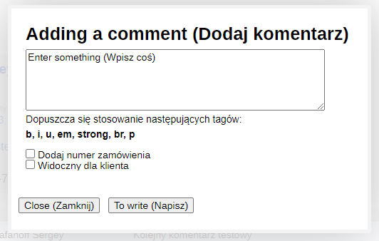 BuyerComments BuyerComments