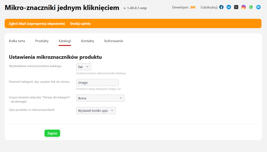 Mikro-znaczniki jednym kliknięciem Mikro-znaczniki jednym kliknięciem