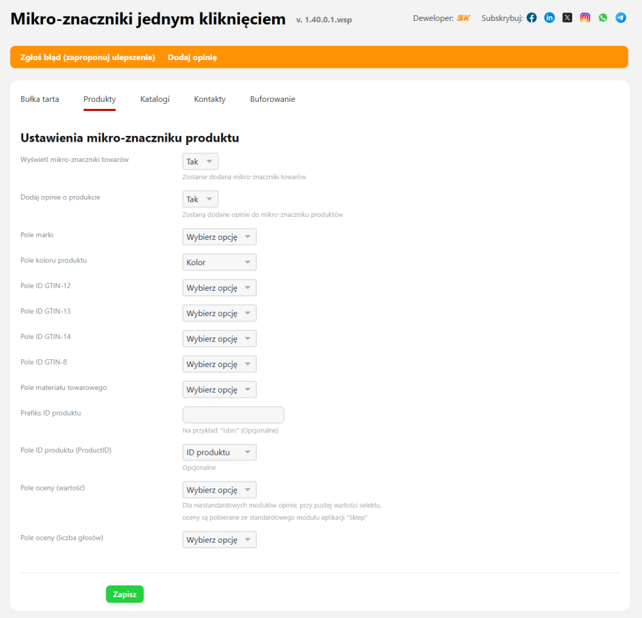 Mikro-znaczniki jednym kliknięciem Mikro-znaczniki jednym kliknięciem