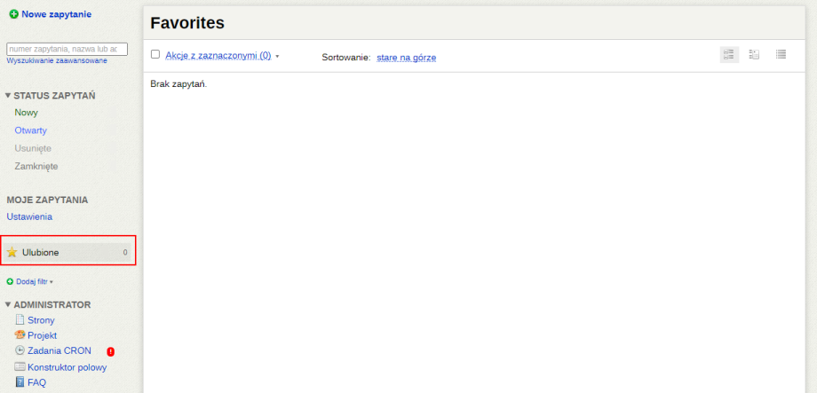Ulubione (Zapytania)
