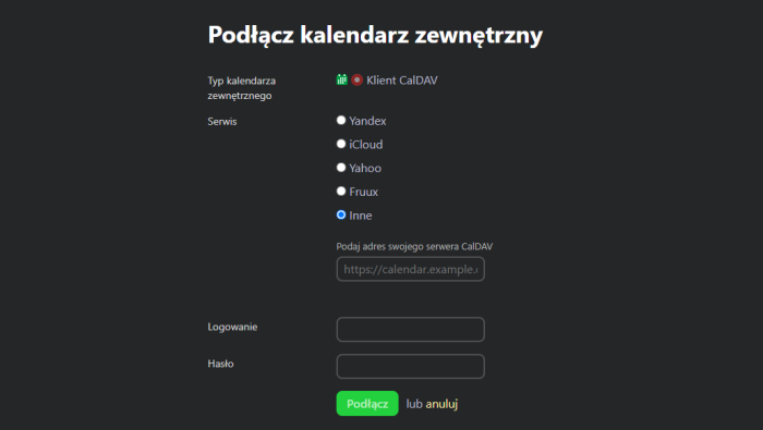 Klient CalDAV
