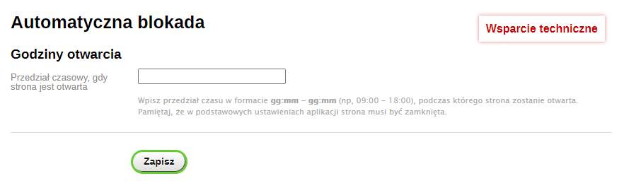 Automatyczna blokada