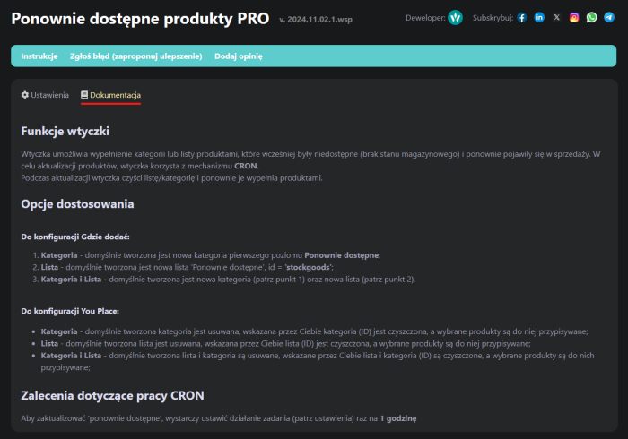 Ponownie dostępne produkty PRO