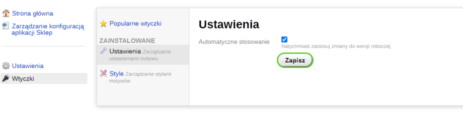 Ustawienia
