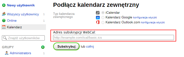 iCalendar iCalendar