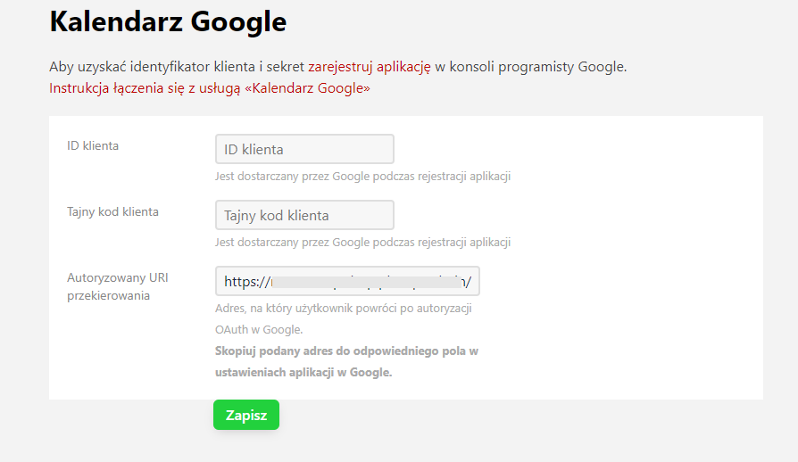Kalendarz Google