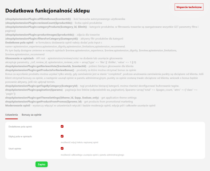 Rozszerzenie funkcjonalności