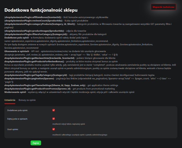 Rozszerzenie funkcjonalności