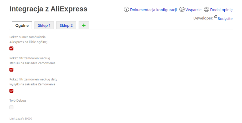 Integracja z AliExpress Integracja z AliExpress