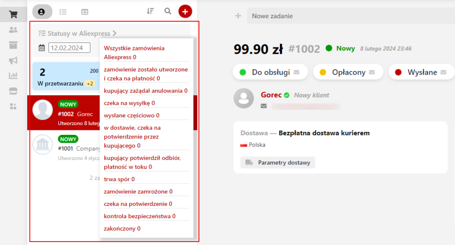 Integracja z AliExpress Integracja z AliExpress