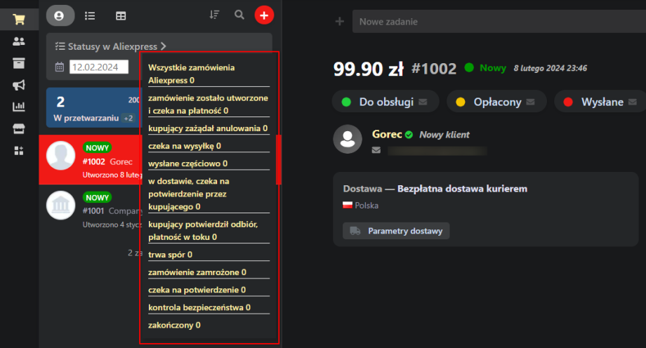 Integracja z AliExpress Integracja z AliExpress