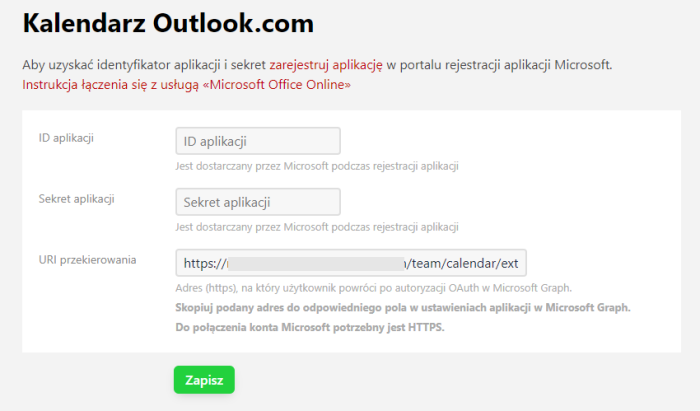 Kalendarz Outlook.com